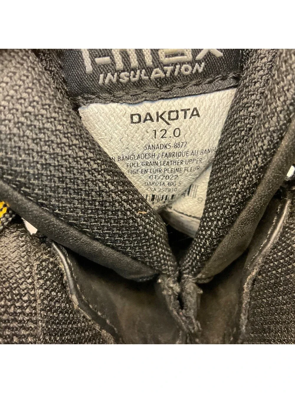 Dakota Men's 8'' 877 Steel Toe Steel Plate Work Boots Black Size 12M